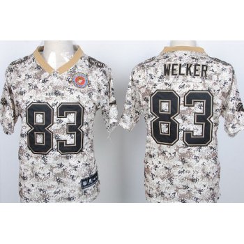 Nike Denver Broncos #83 Wes Welker 2013 USMC Camo Elite Jersey