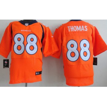 Nike Denver Broncos #88 Demaryius Thomas 2013 Orange Elite Jersey