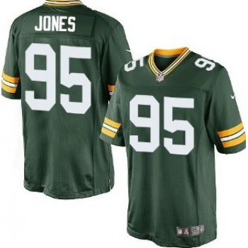 Nike Green Bay Packers #95 Datone Jones Green Game Jersey