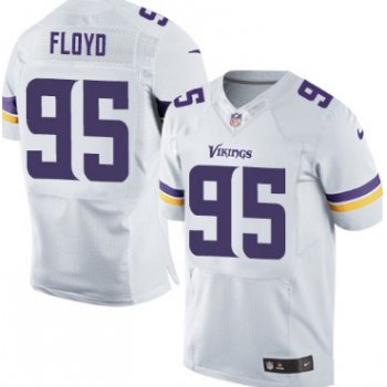 Nike Minnesota Vikings #95 Sharrif Floyd 2013 White Elite Jersey