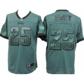 Nike Philadelphia Eagles #25 LeSean McCoy Drenched Limited Green Jersey