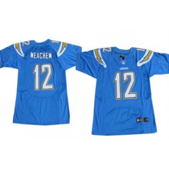 Nike San Diego Chargers #12 Robert Meachem 2013 Light Blue Elite Jersey