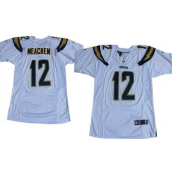 Nike San Diego Chargers #12 Robert Meachem 2013 White Elite Jersey