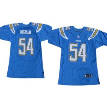 Nike San Diego Chargers #54 Melvin Ingram 2013 Light Blue Elite Jersey