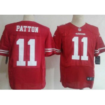 Nike San Francisco 49ers #11 Quinton Patton Red Elite Jersey