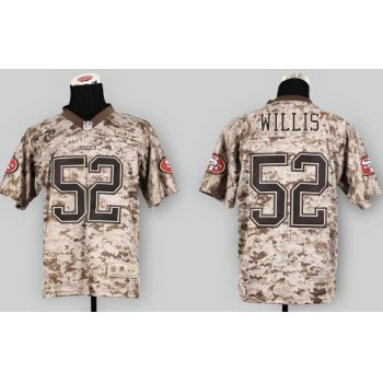 Nike San Francisco 49ers #52 Patrick Willis 2013 USMC Camo Elite Jersey