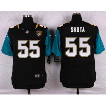 Men's Jacksonville Jaguars #55 Dan Skuta Black Team Color NFL Nike Elite Jersey