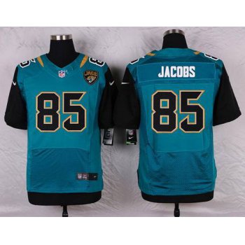 Men's Jacksonville Jaguars #85 Nic Jacobs Teal Green Alternate NFL Nike Elite Jersey