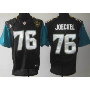 Nike Jacksonville Jaguars #76 Luke Joeckel 2013 Black Elite Jersey