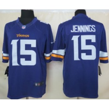 Nike Minnesota Vikings #15 Greg Jennings 2013 Purple Limited Jersey