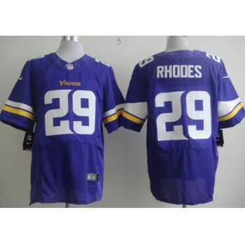 Nike Minnesota Vikings #29 Xavier Rhodes 2013 Purple Elite Jersey