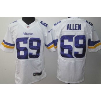 Nike Minnesota Vikings #69 Jared Allen 2013 White Elite Jersey