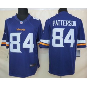 Nike Minnesota Vikings #84 Cordarrelle Patterson 2013 Purple Limited Jersey