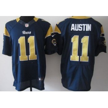 Nike St. Louis Rams #11 Tavon Austin Navy Blue Elite Jersey