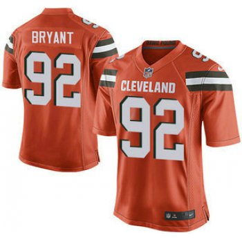 Men's Cleveland Browns Brown #92 Desmond Bryant Orange Alternate 2015 NFL Nike Elite Jersey