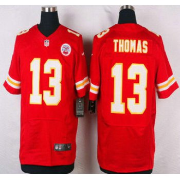 Men's Kansas City Chiefs #13 De'Anthony Thomas Red Team Color NFL Nike Elite Jersey