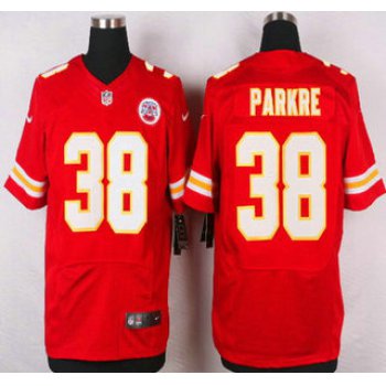 Men's Kansas City Chiefs #38 Ron Parker Red Team Color NFL Nike Elite Jersey