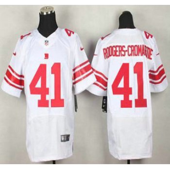 Men's New York Giants #41 Dominique Rodgers-Cromartie Nike White Elite Jersey