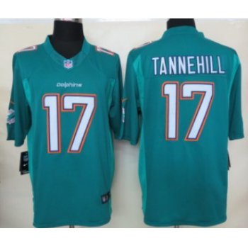 Nike Miami Dolphins #17 Ryan Tannehill 2013 Green Limited Jersey