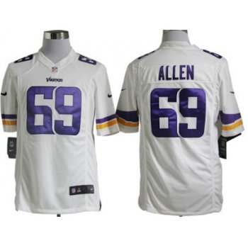 Nike Minnesota Vikings #69 Jared Allen 2013 White Game Jersey