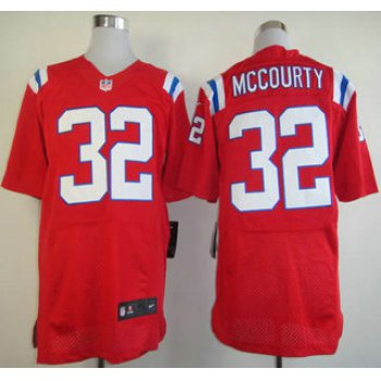 Nike New England Patriots #32 Devin McCourty Red Elite Jersey