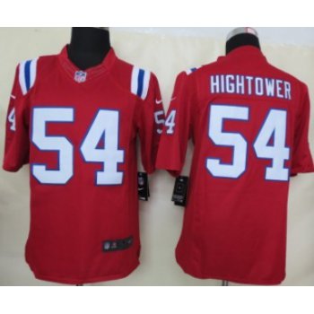 Nike New England Patriots #54 Donta Hightower Red Limited Jersey