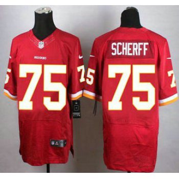 Nike Washington Redskins #75 Brandon Scherff Red Elite Jersey