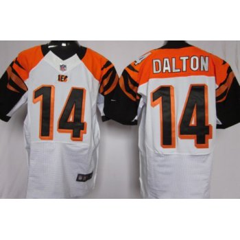 Nike Cincinnati Bengals #14 Andy Dalton White Elite Jersey