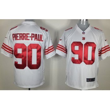 Nike New York Giants #90 Jason Pierre-Paul White Game Jersey