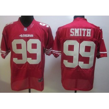 Nike San Francisco 49ers #99 Aldon Smith Red Elite Jersey