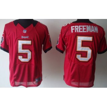 Nike Tampa Bay Buccaneers #5 Josh Freeman Red Elite Jersey