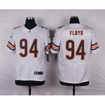 Men's Chicago Bears #94 Leonard Floyd White Road NFL Nike Elite Jersey