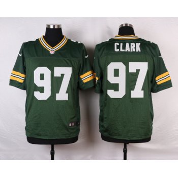 Men's Green Bay Packers #97 Kenny Clark Green Team Color NFL Nike Elite Jersey