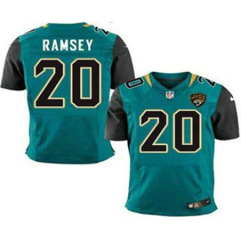 Men's Jacksonville Jaguars #20 Jalen Ramsey Teal Green Alternate NFL Nike Elite Jersey