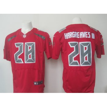 Men's Tampa Bay Buccaneers #28 Vernon Hargreaves III Red Team Color NFL Nike Elite Jersey