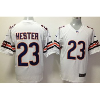 Nike Chicago Bears #23 Devin Hester White Game Jersey