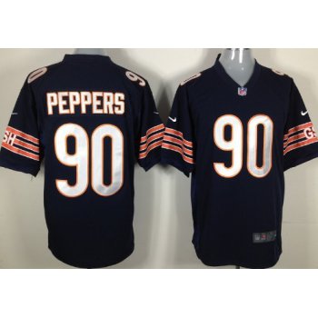 Nike Chicago Bears #90 Julius Peppers Blue Game Jersey