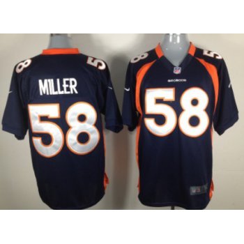 Nike Denver Broncos #58 Von Miller Blue Game Jersey