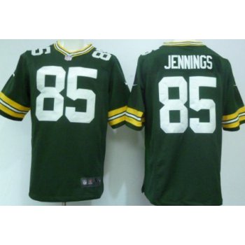 Nike Green Bay Packers #85 Greg Jennings Green Game Jersey