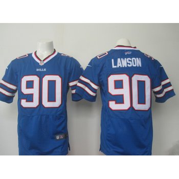 Men's Buffalo Bills #90 Shaq Lawson Royal Blue Team Color NFL Nike Elite Jersey