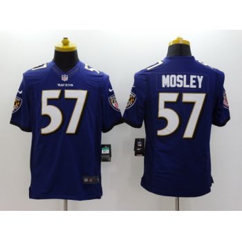 Nike Baltimore Ravens #57 C.J. Mosley 2013 Purple Limited Jersey