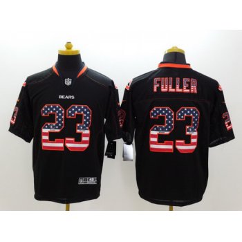 Nike Chicago Bears #23 Kyle Fuller 2014 USA Flag Fashion Black Elite Jersey