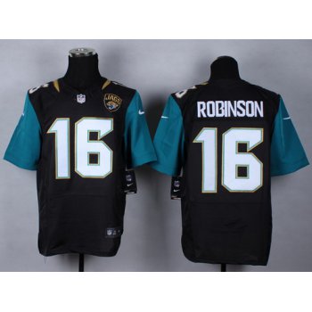 Nike Jacksonville Jaguars #16 Denard Robinson 2013 Black Elite Jersey