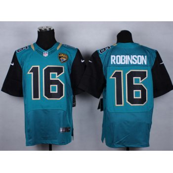 Nike Jacksonville Jaguars #16 Denard Robinson 2013 Green Elite Jersey