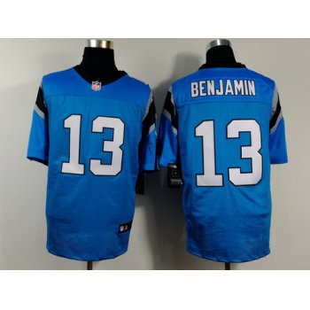 Nike Carolina Panthers #13 Kelvin Benjamin Light Blue Elite Jersey