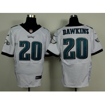 Nike Philadelphia Eagles #20 Brian Dawkins 2014 White Elite Jersey