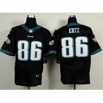 Nike Philadelphia Eagles #86 Zach Ertz 2014 Black Elite Jersey