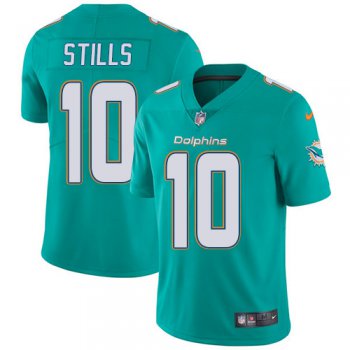 Nike Miami Dolphins #10 Kenny Stills Aqua Green Team Color Men's Stitched NFL Vapor Untouchable Limited Jersey