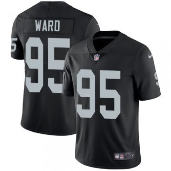 Nike Oakland Raiders #95 Jihad Ward Black Team Color Men's Stitched NFL Vapor Untouchable Limited Jersey