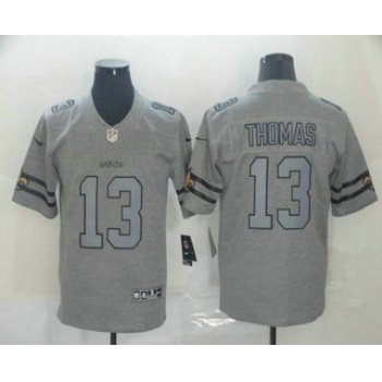 Men's New Orleans Saints #13 Michael Thomas 2019 Gray Gridiron Vapor Untouchable Stitched NFL Nike Limited Jersey